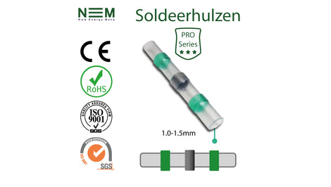 Soldeerhuls PRO Series Groen 1.0-1.5mm - per stuk