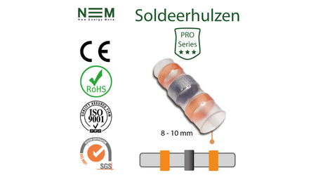 Soldeerhuls PRO Series Oranje 8.0-10.0 mm - per stuk