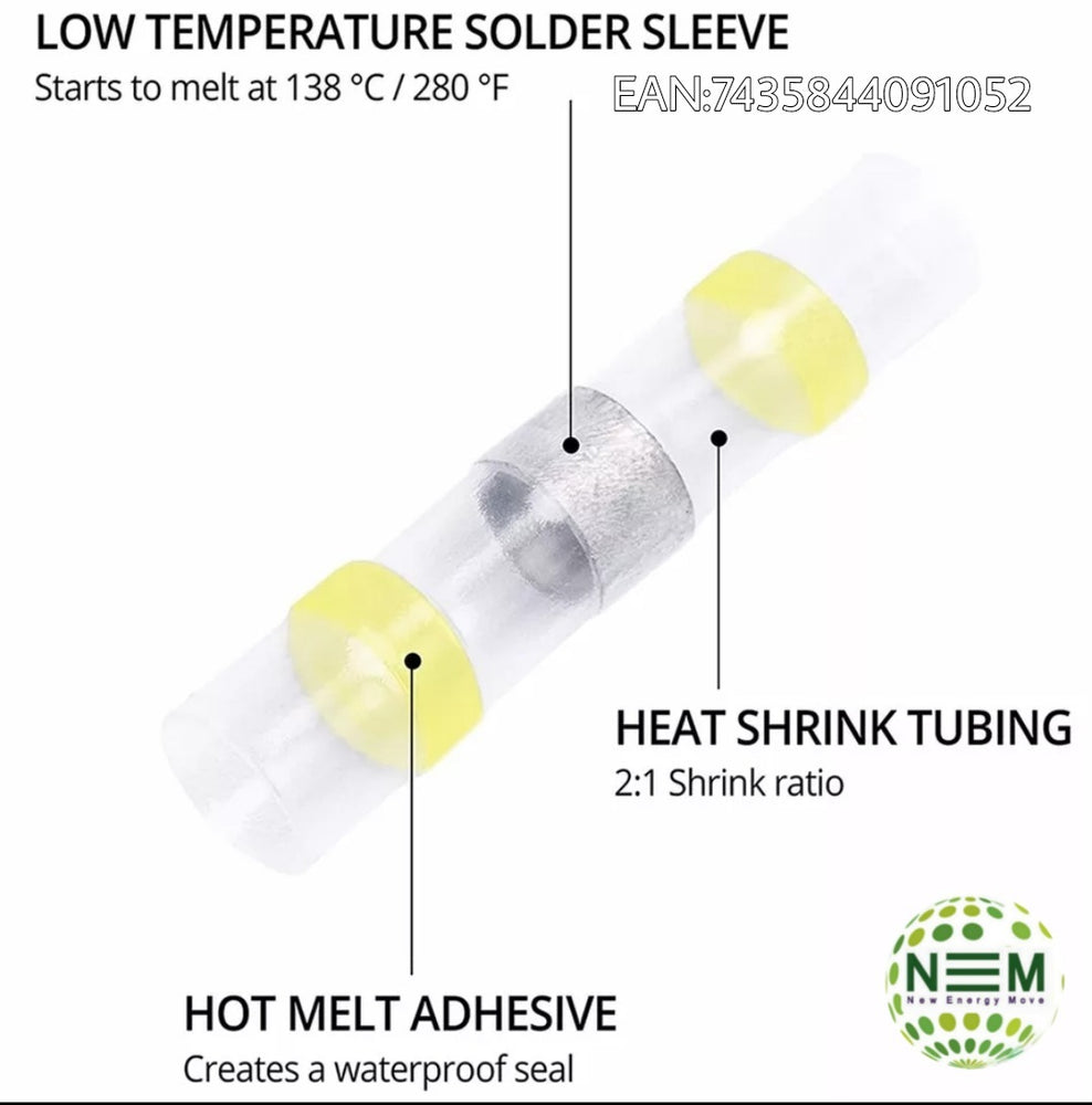 Soldeerhulzen Pro Waterdicht - 7 Maten - 500 stuks Soldeerhulzen Pro Waterdicht - 7 Maten - 500 stuks