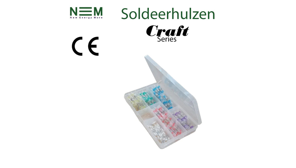 Soldeerhuls CRAFT Series box 250 stuks 5 maten