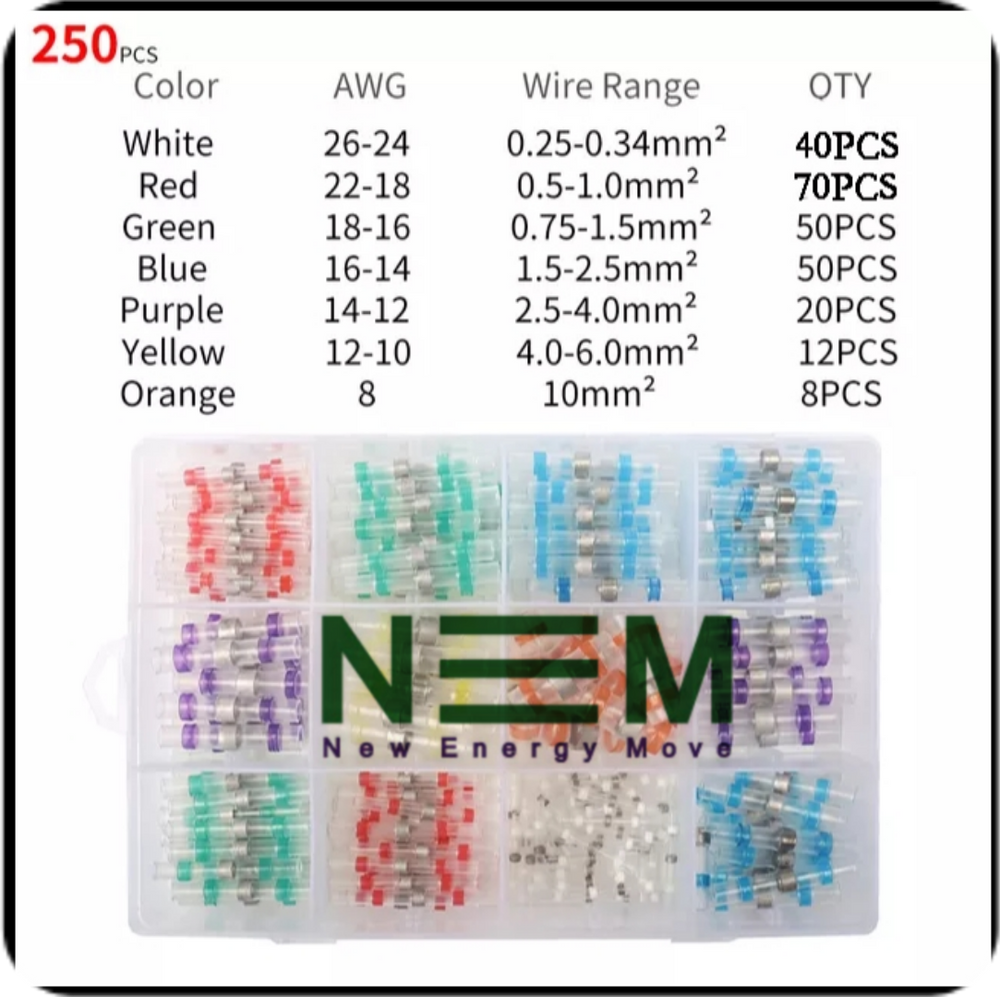 Soldeerhulzen Craft box 250 stuks